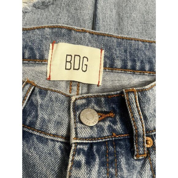 BDG Urban Outfitters Cowboy Jeans Distressed Raw Hem Size 27 - Picture 9 of 12